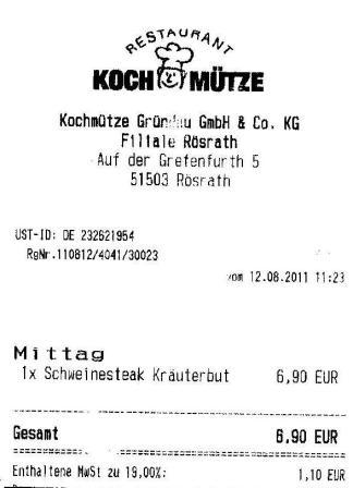 bcfc H�ffner Kochm�tze Restaurant